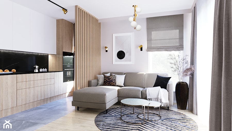 Mieszkanie Modern Classic - Salon, styl glamour - zdjęcie od All Design Agnieszka Lorenc