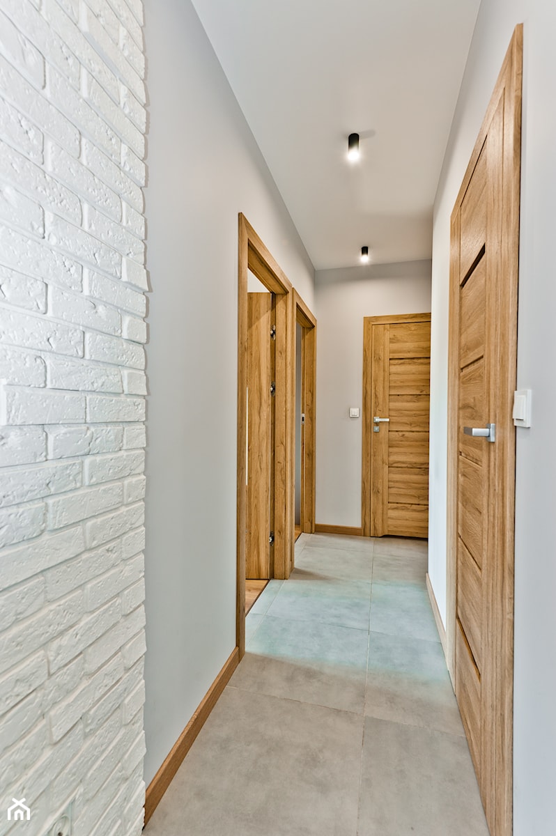 Realizacja mieszkania z zielenią - Hol / przedpokój, styl tradycyjny - zdjęcie od All Design Agnieszka Lorenc