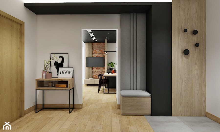 Nowoczesne mieszkanie na wynajem - Hol / przedpokój, styl nowoczesny - zdjęcie od All Design Agnieszka Lorenc