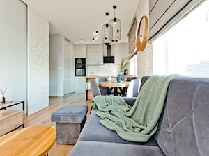 Mieszkanie z zielenią REALIZACJA - Salon, styl nowoczesny - zdjęcie od All Design Agnieszka Lorenc