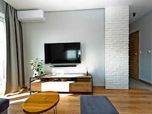 Realizacja mieszkania z zielenią - Salon, styl nowoczesny - zdjęcie od All Design Agnieszka Lorenc
