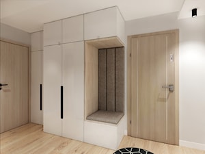 Mieszkanie 50 m2 - Hol / przedpokój, styl nowoczesny - zdjęcie od All Design Agnieszka Lorenc