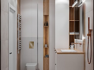Mieszkanie w beżach - Łazienka, styl nowoczesny - zdjęcie od All Design Agnieszka Lorenc