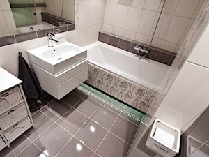 łazienka z szarymi makami realizacja - Łazienka, styl nowoczesny - zdjęcie od All Design Agnieszka Lorenc