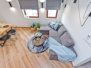 Realizacja projektu mieszkania z antresola - Salon, styl industrialny - zdjęcie od All Design Agnieszka Lorenc