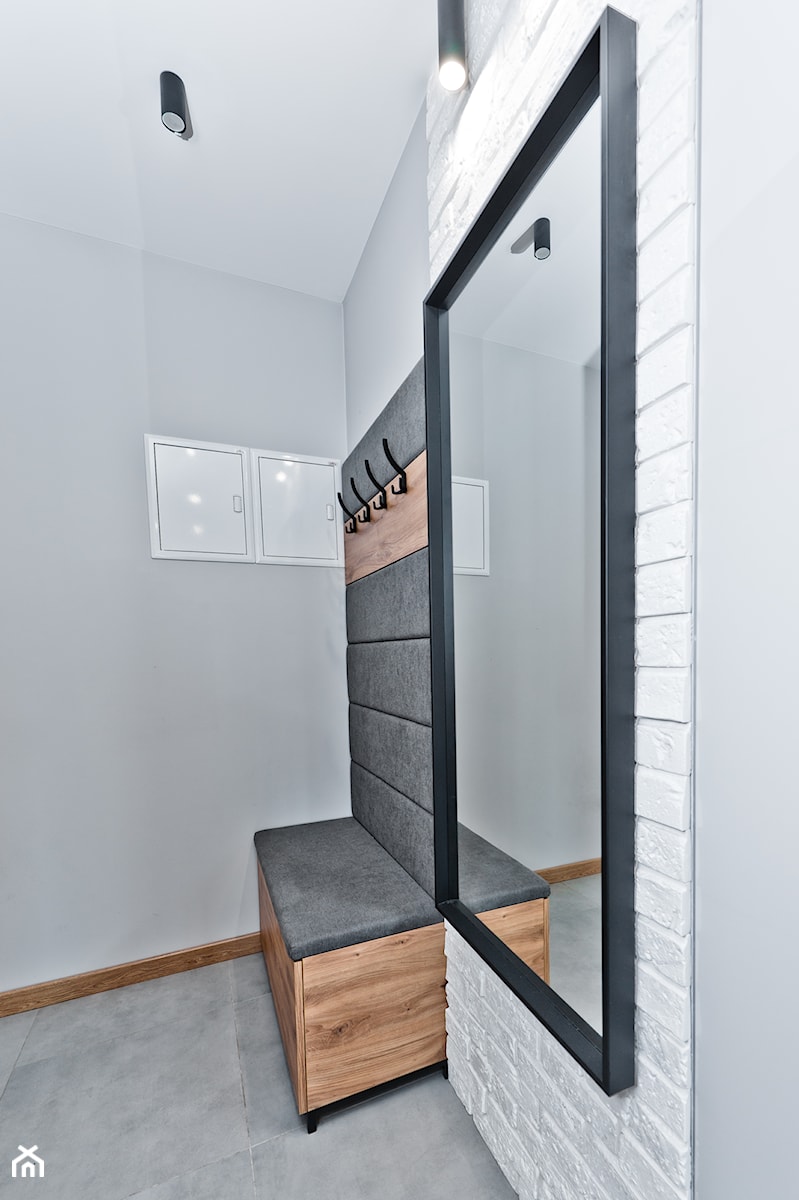 Realizacja mieszkania z zielenią - Hol / przedpokój, styl nowoczesny - zdjęcie od All Design Agnieszka Lorenc