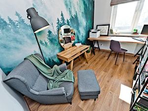 Mieszkanie z zielenią REALIZACJA - Biuro, styl nowoczesny - zdjęcie od All Design Agnieszka Lorenc