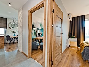 Realizacja mieszkania z zielenią - Hol / przedpokój, styl nowoczesny - zdjęcie od All Design Agnieszka Lorenc