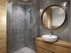 Mała łazienka 1 - Mała bez okna z punktowym oświetleniem łazienka, styl nowoczesny - zdjęcie od All Design Agnieszka Lorenc