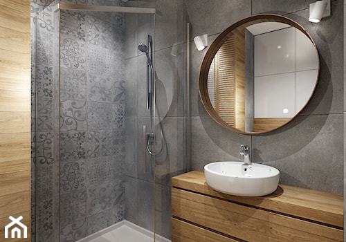 Mała łazienka 1 - Mała bez okna z punktowym oświetleniem łazienka, styl nowoczesny - zdjęcie od All Design Agnieszka Lorenc