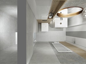 Dom pod Poznaniem - Mała bez okna łazienka, styl skandynawski - zdjęcie od All Design Agnieszka Lorenc