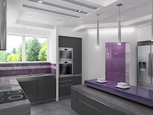 Dom fiolety projekt - Kuchnia, styl nowoczesny - zdjęcie od All Design Agnieszka Lorenc