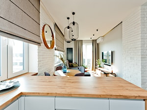 Realizacja mieszkania z zielenią - Kuchnia, styl nowoczesny - zdjęcie od All Design Agnieszka Lorenc