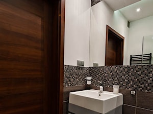 łazienka w szarościach realizacja - Łazienka, styl nowoczesny - zdjęcie od All Design Agnieszka Lorenc