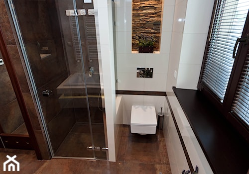 Metamorfoza łazienki - Średnia łazienka z oknem - zdjęcie od All Design Agnieszka Lorenc