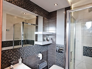 łazienka w szarościach realizacja - Łazienka, styl nowoczesny - zdjęcie od All Design Agnieszka Lorenc