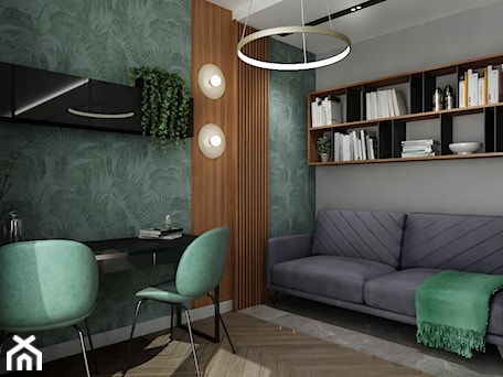 Aranżacje wnętrz - Biuro: Mieszkanie z zielenią - Biuro, styl nowoczesny - All Design Agnieszka Lorenc . Przeglądaj, dodawaj i zapisuj najlepsze zdjęcia, pomysły i inspiracje designerskie. W bazie mamy już prawie milion fotografii!