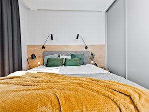 Mieszkanie z zielenią REALIZACJA - Sypialnia, styl nowoczesny - zdjęcie od All Design Agnieszka Lorenc
