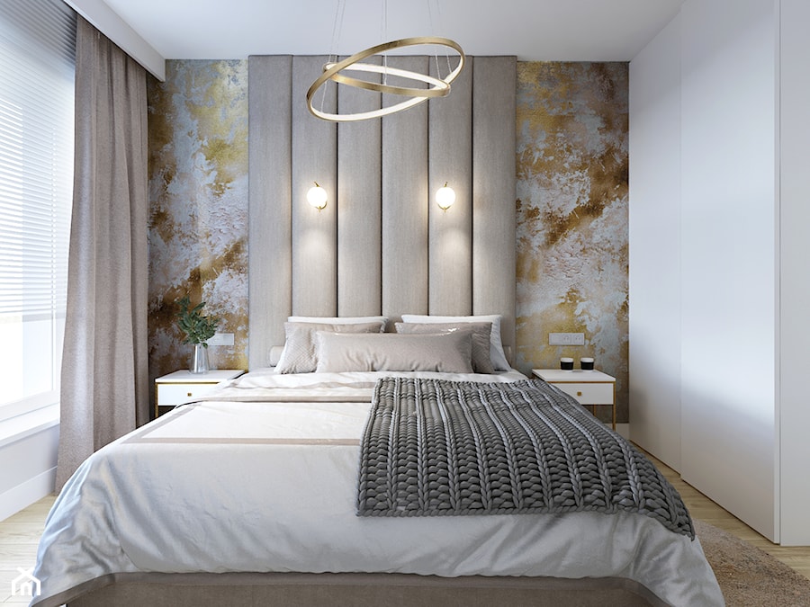 Mieszkanie Modern Classic - Sypialnia, styl glamour - zdjęcie od All Design Agnieszka Lorenc