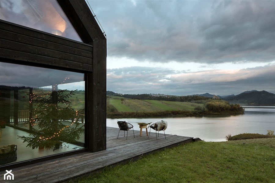 Mountain Cottage - budynek - Taras, styl nowoczesny - zdjęcie od exterio