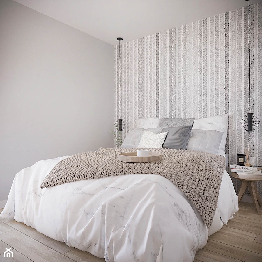 MIESZKANIE 51 m2 - Sypialnia, styl nowoczesny - zdjęcie od Dream Design