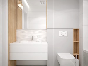 ŁAZIENKA 5,4 m2 - Łazienka, styl nowoczesny - zdjęcie od Dream Design