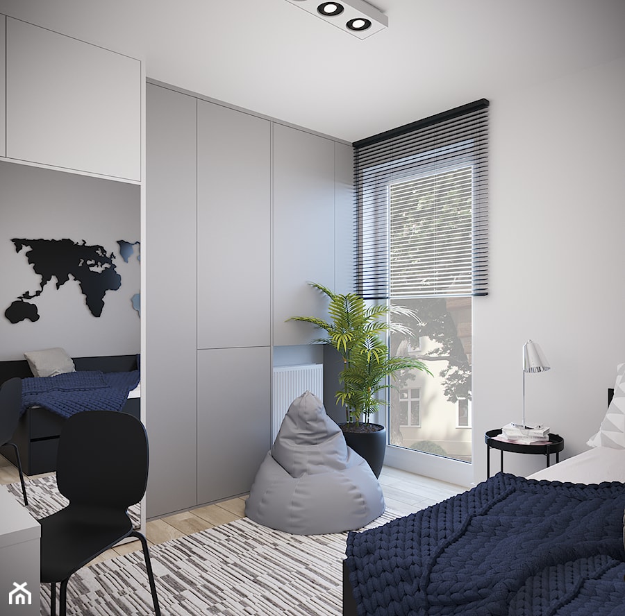 MIESZKANIE 51 m2 - Pokój dziecka, styl nowoczesny - zdjęcie od Dream Design