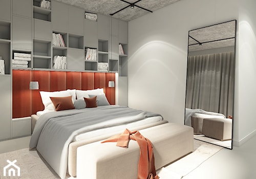 MIESZKANIE 102 m2, KRAKÓW - Sypialnia, styl nowoczesny - zdjęcie od Dream Design