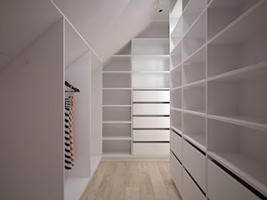 DOM JEDNORODZINNY 200 m2, KRAKÓW - Garderoba, styl nowoczesny - zdjęcie od Dream Design