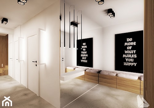 Projekt wnętrza domu w Michałowicach - Hol / przedpokój, styl nowoczesny - zdjęcie od Dream Design
