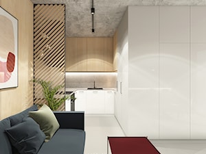 MIESZKANIE 102 m2, KRAKÓW - Salon, styl nowoczesny - zdjęcie od Dream Design