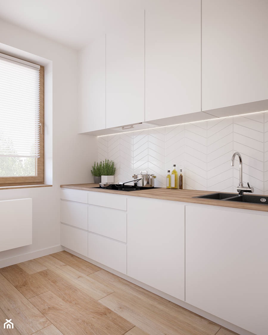 MIESZKANIE 69,2 m2 - Kuchnia, styl nowoczesny - zdjęcie od Dream Design