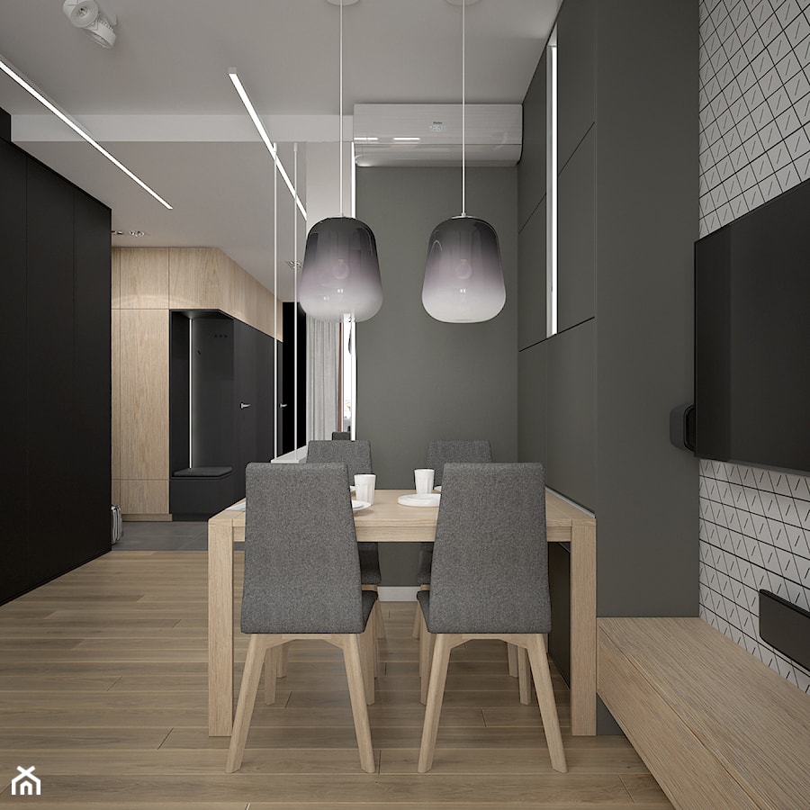 MIESZKANIE 72 m2 KRAKÓW, POLSKA - Jadalnia, styl nowoczesny - zdjęcie od Dream Design