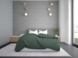 DOM JEDNORODZINNY 211,3 m2 PRZYBYSŁAWICE - Sypialnia, styl nowoczesny - zdjęcie od Dream Design