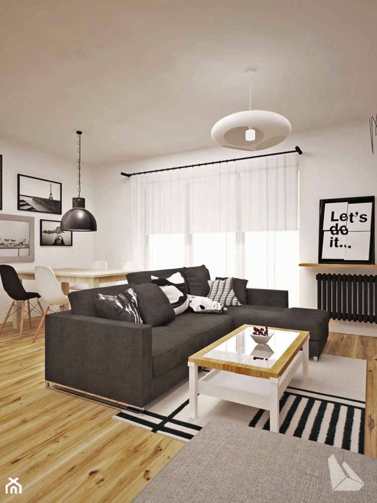 Projekt wnętrza mieszkania w Wiślanych Tarasach - zdjęcie od Dream Design
