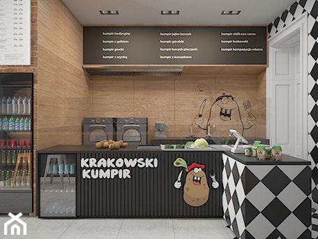 Aranżacje wnętrz - Wnętrza publiczne: Krakowski Kumpir - Wnętrza publiczne, styl nowoczesny - Dream Design. Przeglądaj, dodawaj i zapisuj najlepsze zdjęcia, pomysły i inspiracje designerskie. W bazie mamy już prawie milion fotografii!