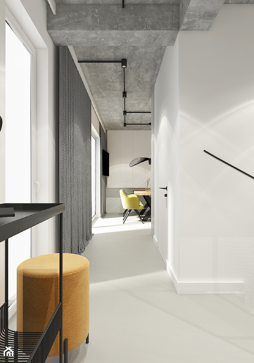 MIESZKANIE 102 m2, KRAKÓW - Hol / przedpokój, styl nowoczesny - zdjęcie od Dream Design