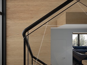 DOM JEDNORODZINNY 211,3 m2 PRZYBYSŁAWICE - Schody, styl nowoczesny - zdjęcie od Dream Design