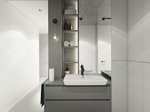 MIESZKANIE 102 m2, KRAKÓW - Łazienka, styl nowoczesny - zdjęcie od Dream Design