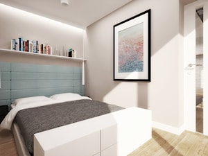 Domek całoroczny w Gródku nad Dunajcem - Średnia biała sypialnia, styl nowoczesny - zdjęcie od Dream Design