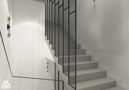 MIESZKANIE 102 m2, KRAKÓW - Schody, styl nowoczesny - zdjęcie od Dream Design