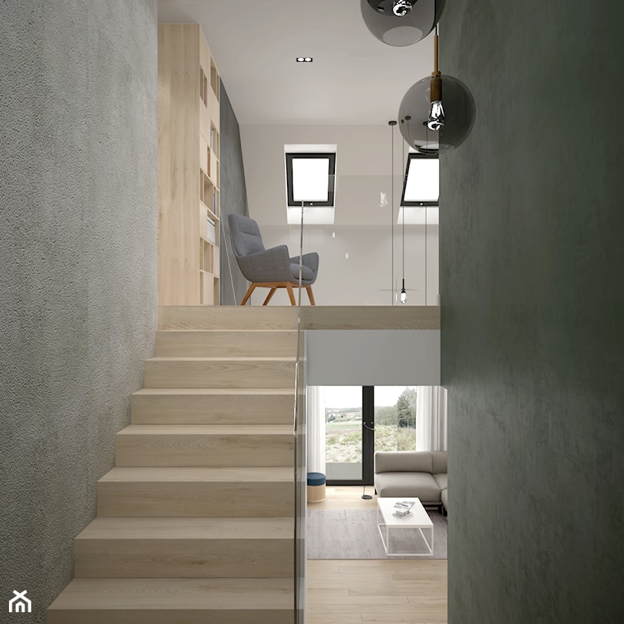 DOM JEDNORODZINNY 200 m2, KRAKÓW - Schody, styl nowoczesny - zdjęcie od Dream Design