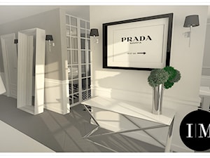 Projekt apartamentu w Warszawie - Salon, styl nowoczesny - zdjęcie od Interior Maker wnętrza