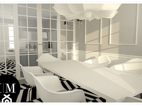 Aranżacje wnętrz - Jadalnia: Projekt apartamentu w Warszawie - Jadalnia, styl nowoczesny - Interior Maker wnętrza . Przeglądaj, dodawaj i zapisuj najlepsze zdjęcia, pomysły i inspiracje designerskie. W bazie mamy już prawie milion fotografii!