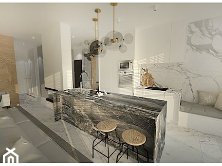 Aranżacje wnętrz - Kuchnia: Projekt apartamentu 90m2 w Warszawie - Kuchnia, styl nowoczesny - Interior Maker wnętrza . Przeglądaj, dodawaj i zapisuj najlepsze zdjęcia, pomysły i inspiracje designerskie. W bazie mamy już prawie milion fotografii!