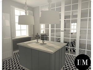 Projekt apartamentu w Warszawie - Kuchnia, styl nowoczesny - zdjęcie od Interior Maker wnętrza