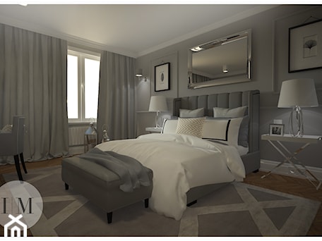 Aranżacje wnętrz - Sypialnia: Projekt sypialni 25m2 w kamienicy w Antwerpii - Interior Maker wnętrza . Przeglądaj, dodawaj i zapisuj najlepsze zdjęcia, pomysły i inspiracje designerskie. W bazie mamy już prawie milion fotografii!
