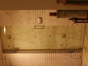 Fototapeta z grafikami Leonarda Da Vinci - zdjęcie od Beautiful Minds Projektowanie Wnętrz
