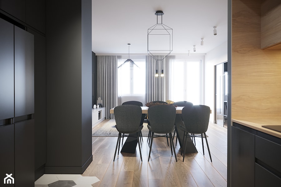 Apartament w stylu retro - Salon, styl nowoczesny - zdjęcie od Beautiful Minds Projektowanie Wnętrz