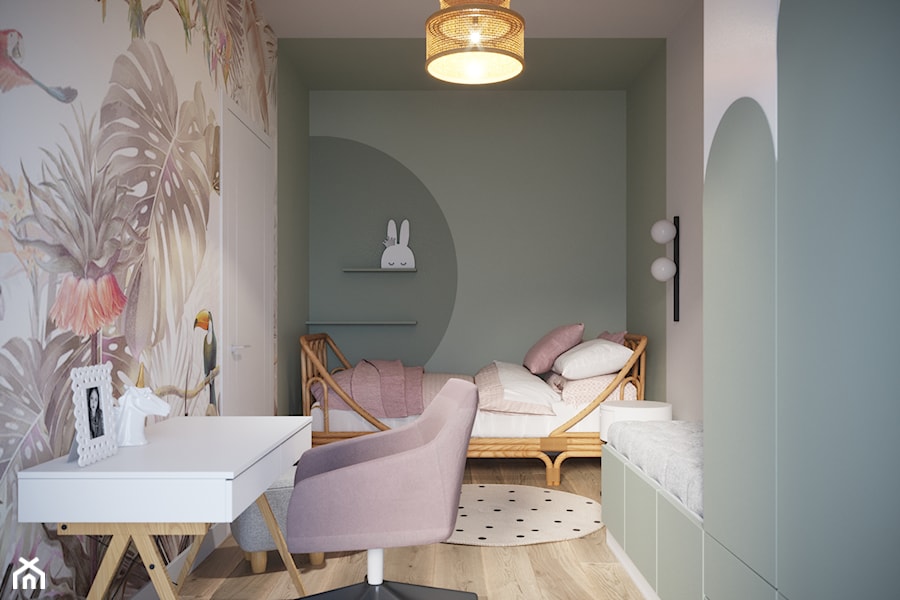 Apartament w stylu retro - Pokój dziecka, styl skandynawski - zdjęcie od Beautiful Minds Projektowanie Wnętrz